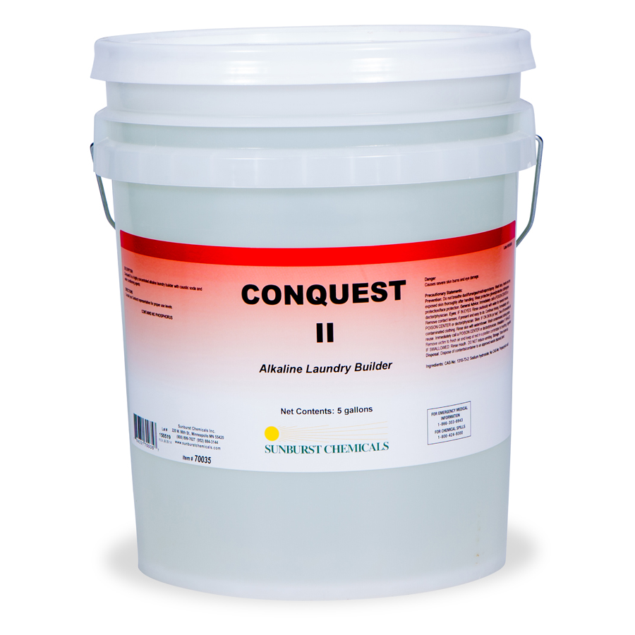Conquest II Alkaline Laundry Builder 5 gallon