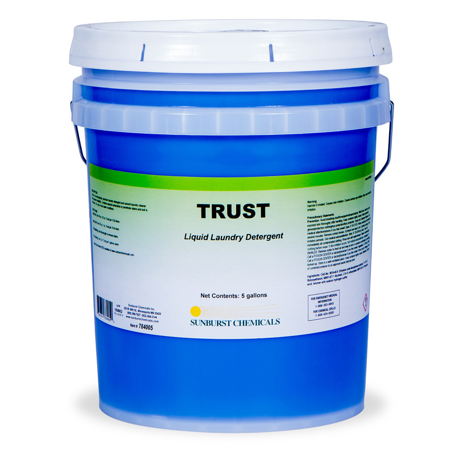 Trust Liquid Laundry Detergent 5 gallon
