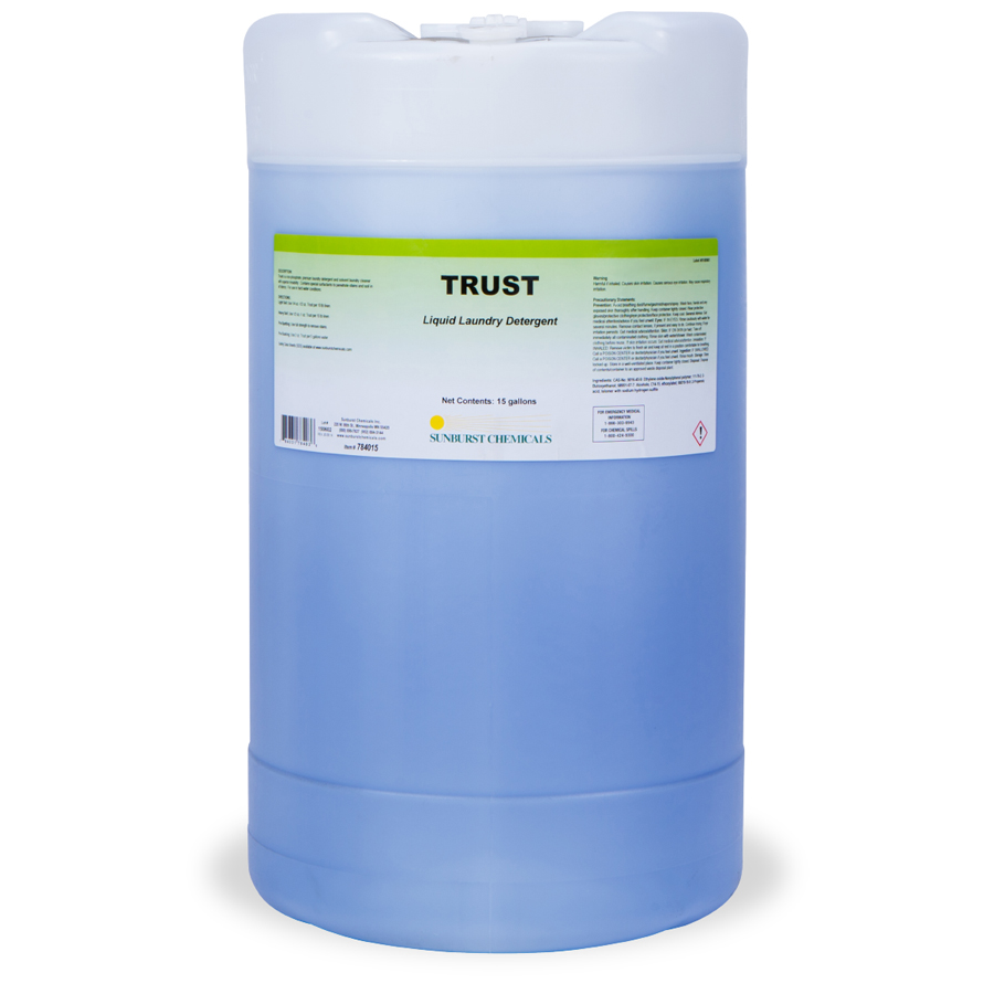 Trust Concentr Detergent 15 gal drum