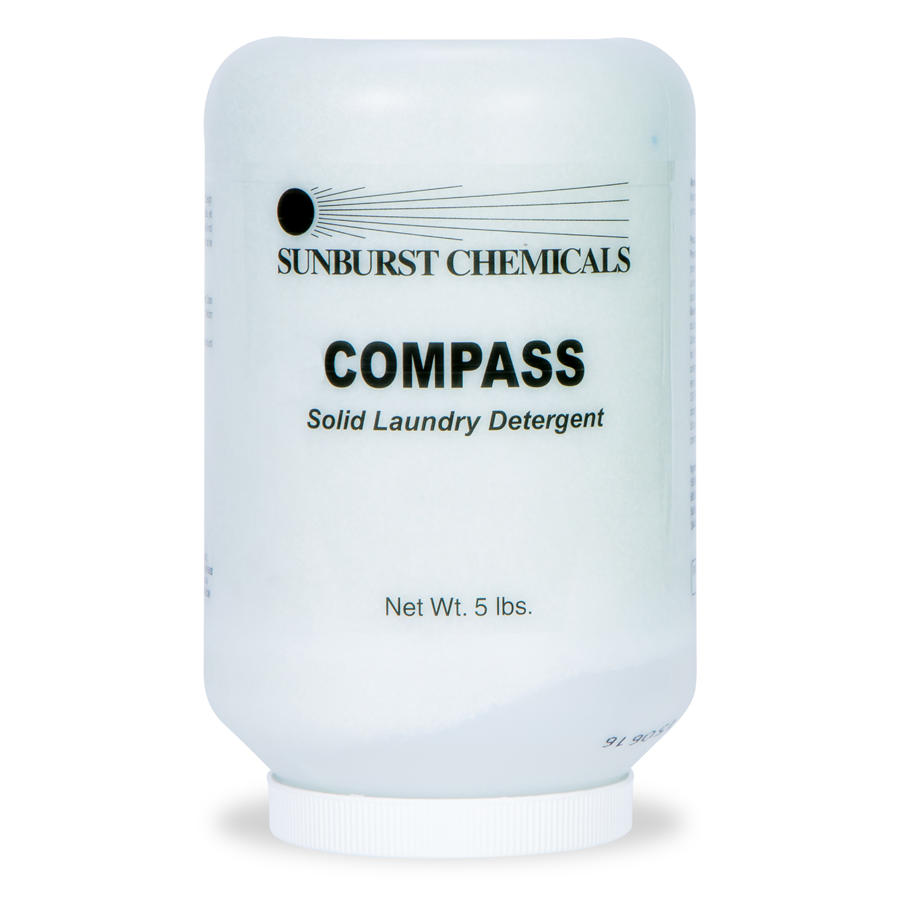 Compass Solid Laundry Detergent 5# 2/cs