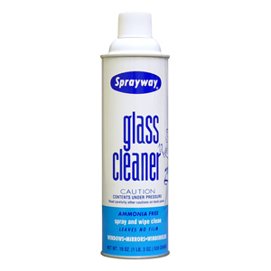 Sprayway Glass Cleaner Aerosol 19oz 12/cs