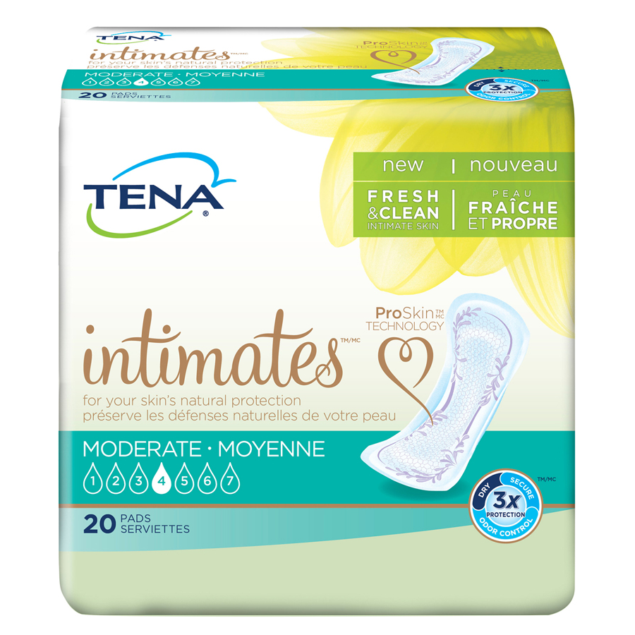 Tena Serenity Moderate Regular Pads 120/cs