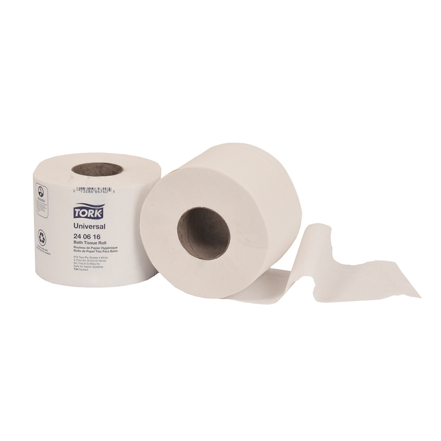 Bath Tissue Tork 2-Ply 616/rl 48/cs