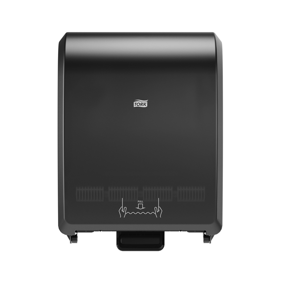 Roll Towel Dispenser Black Tork 8" Each