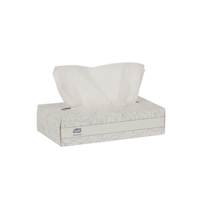 Facial Tissue Ecologo Flat 2-Ply 100/bx 30/cs