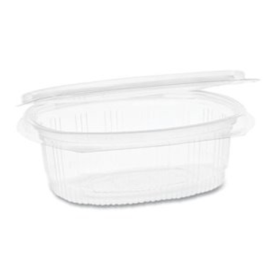 Hinged Lid Container RPET 12oz clear 200/cs