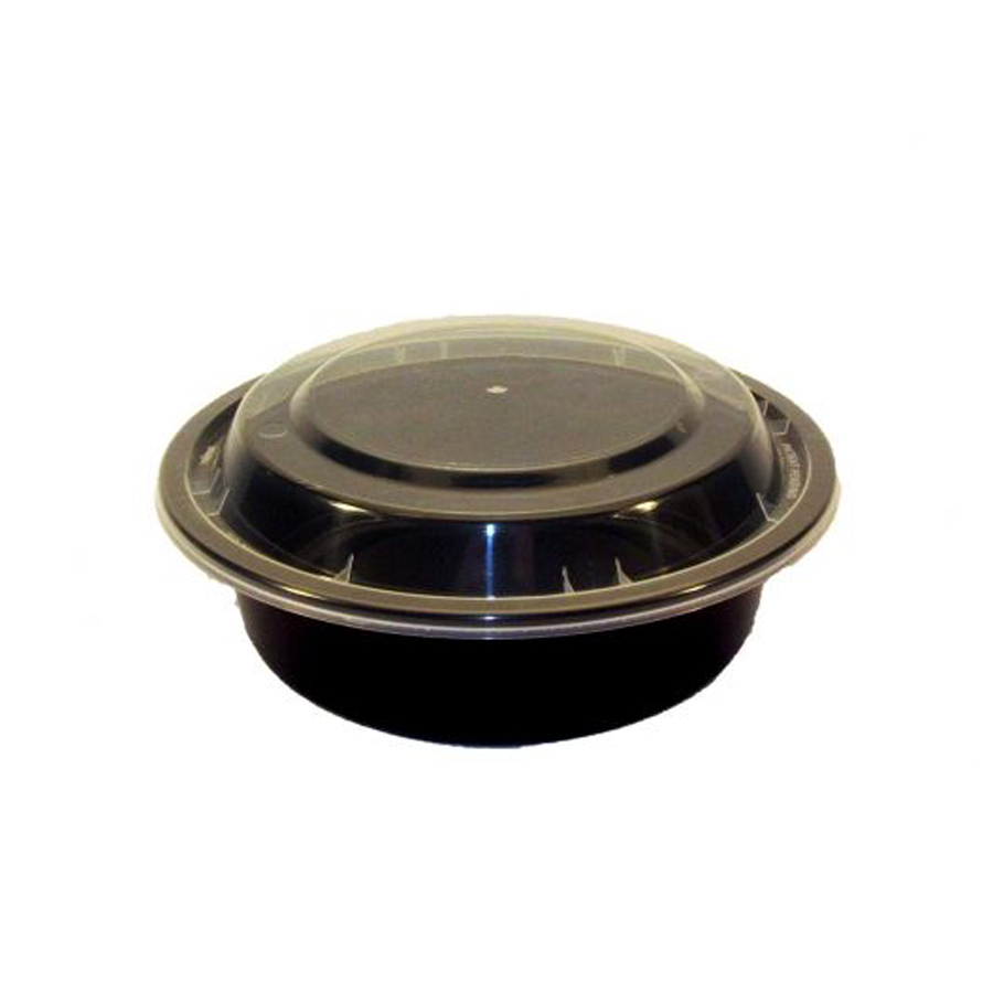 16oz Round Microwave Container base/lid 150cs