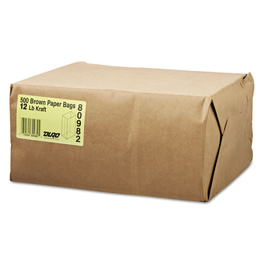 Paper Bag Brown 12# 7"X4.5"X14" 40#Bs 500/bl