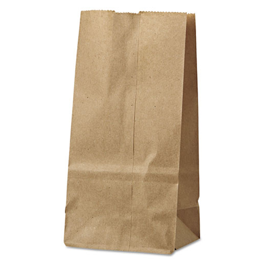 Paper Bag Brown 3#  4.5"X3"X8.5" 30#B 500/bl