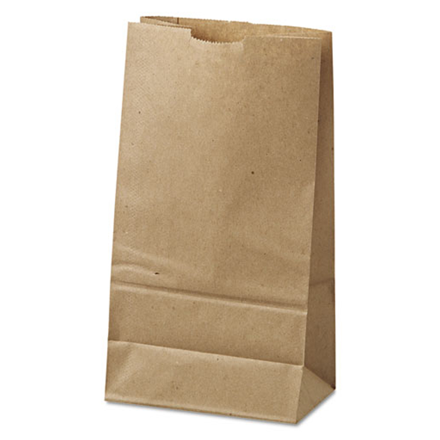Paper Bag Brown 6#  6"X3.5"X11 35#Bs 500/bl