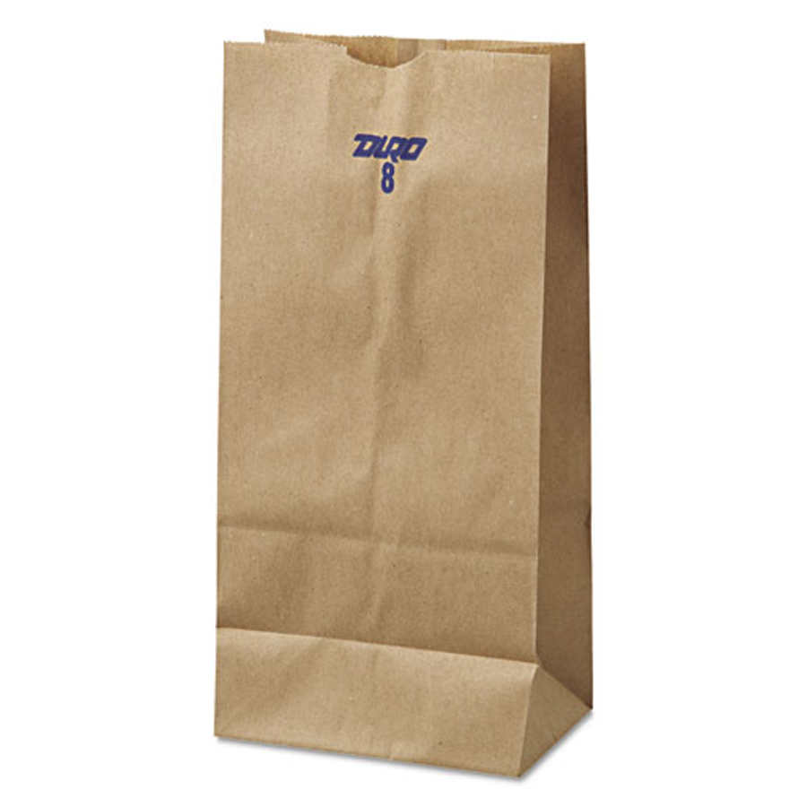 Paper Bag Brown 8# 6"X4"X12.5" 35#Bs 500/bl