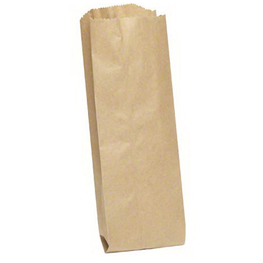 Paper Bag Brown Pint  4"X2"X11.5" 35# 500/bl