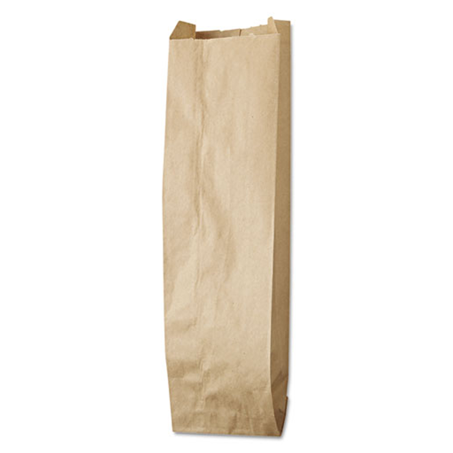 Paper Bag Brown Quart 4.5"X2.5"X16" 35# 500/bl