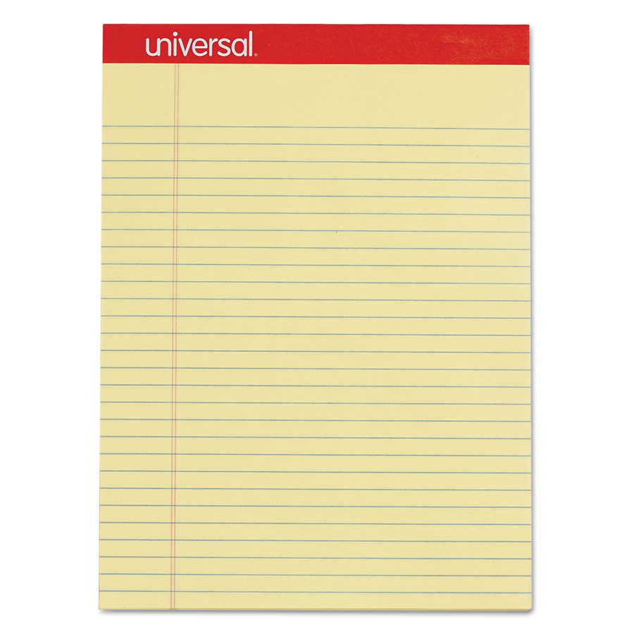 Legal Pad 8.5"X11" Canary 50Sht 12/pk