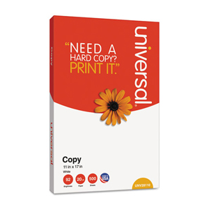 Copy Paper 11"x17" 20# White 92Br 2500/cs
