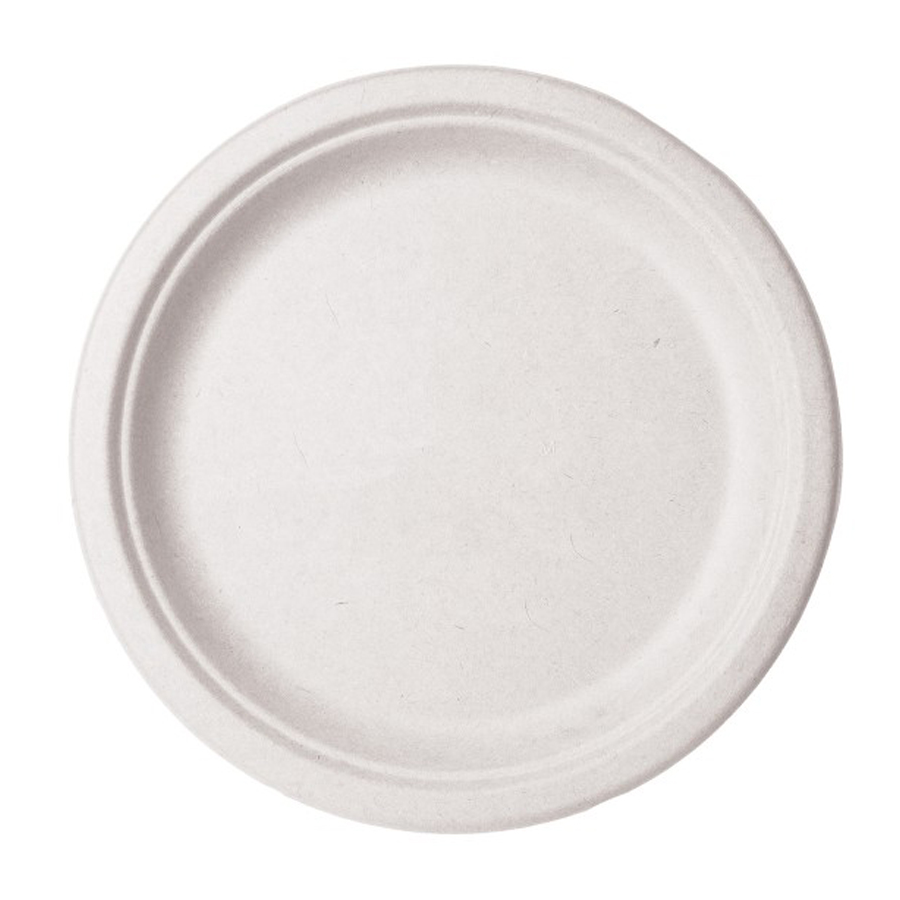 Nourish Molded Fiber Plate 10" White 500/cs