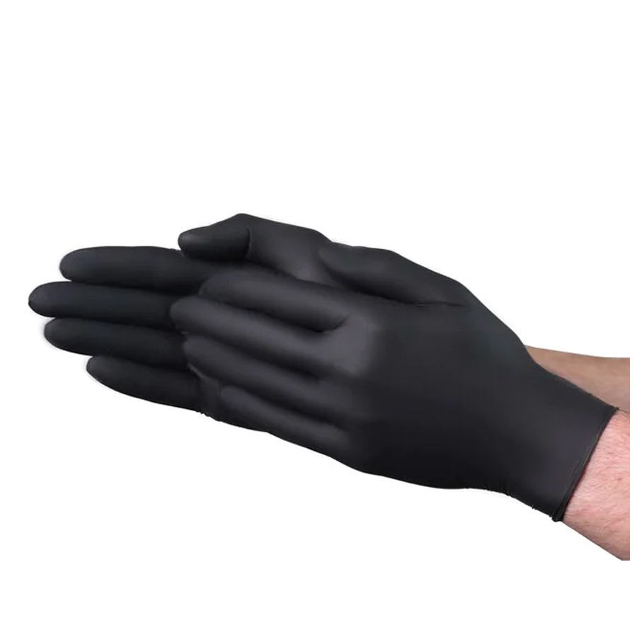 Nitrile Exam PF Black 3.5mil XL 10/100 Cs