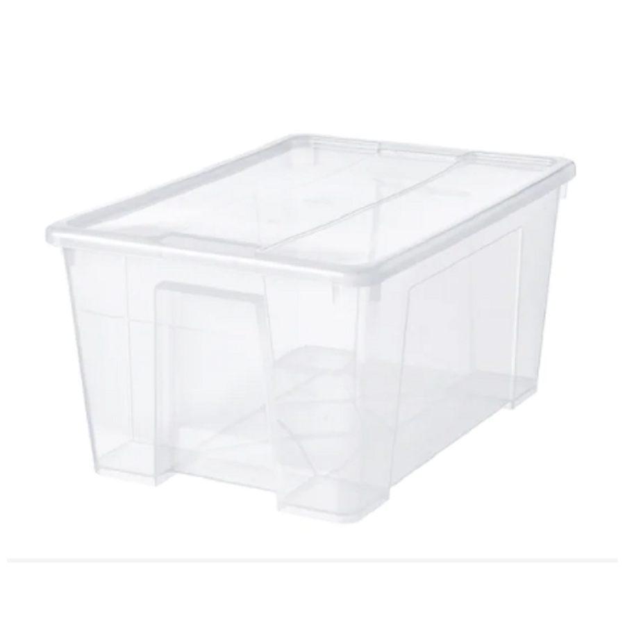 Storage Bin 12 Gal Clear 22X15.25X11 Each
