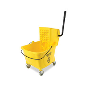 Mop Bucket Wringer Combo 35qt Side Press Yellow