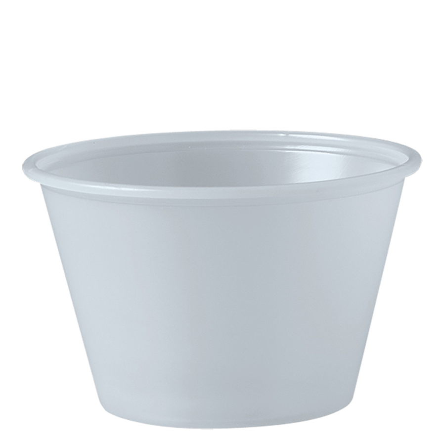 Plastic Portion Cup 4oz Translucent 250/sv