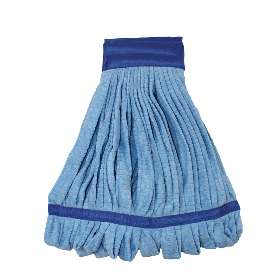 Microfiber Tube Wet Mop Blue Medium Each