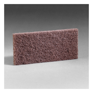 3M 8541 Doodlebug Brown Scrub Pad 4.6"X10" 5/bx