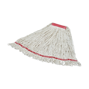 Swinger Loop Wet Mop  White 24oz 1" Hb Each
