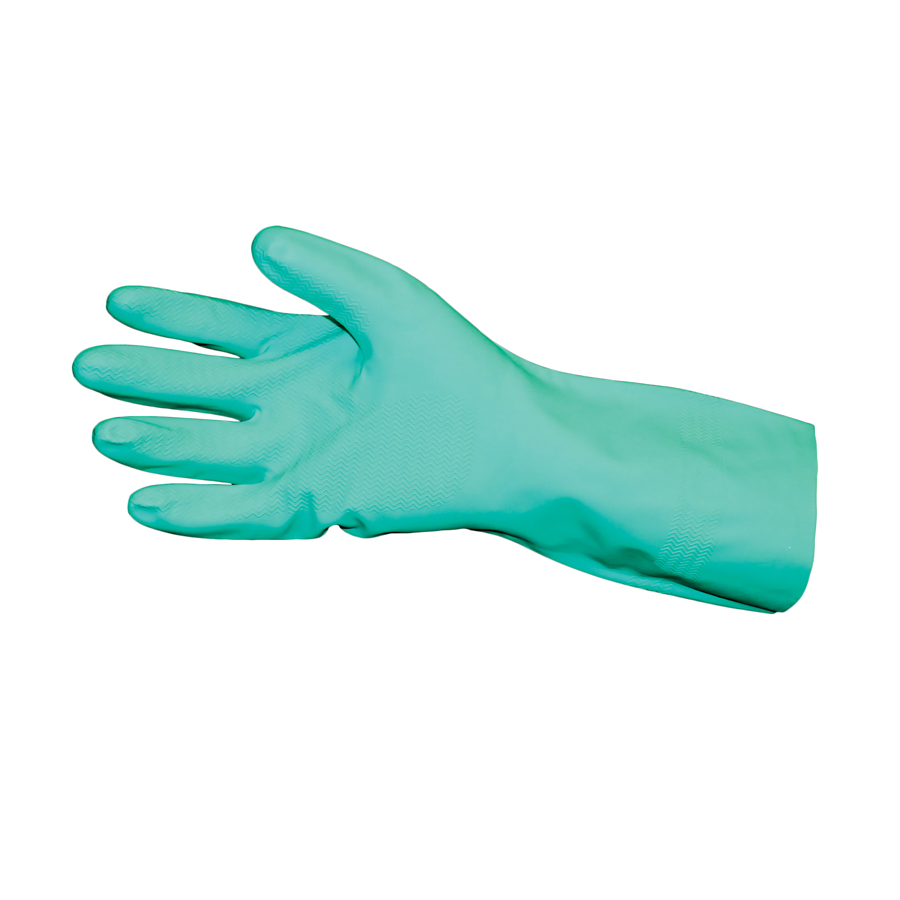Nitrile Glove Flocklined Green XL 15mil DZ